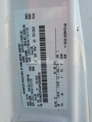 Photo 7 of 2023 FORD ECONOLINE - DELIVERY TRUCK (VIN 1FDWE3FK4PDD09832)