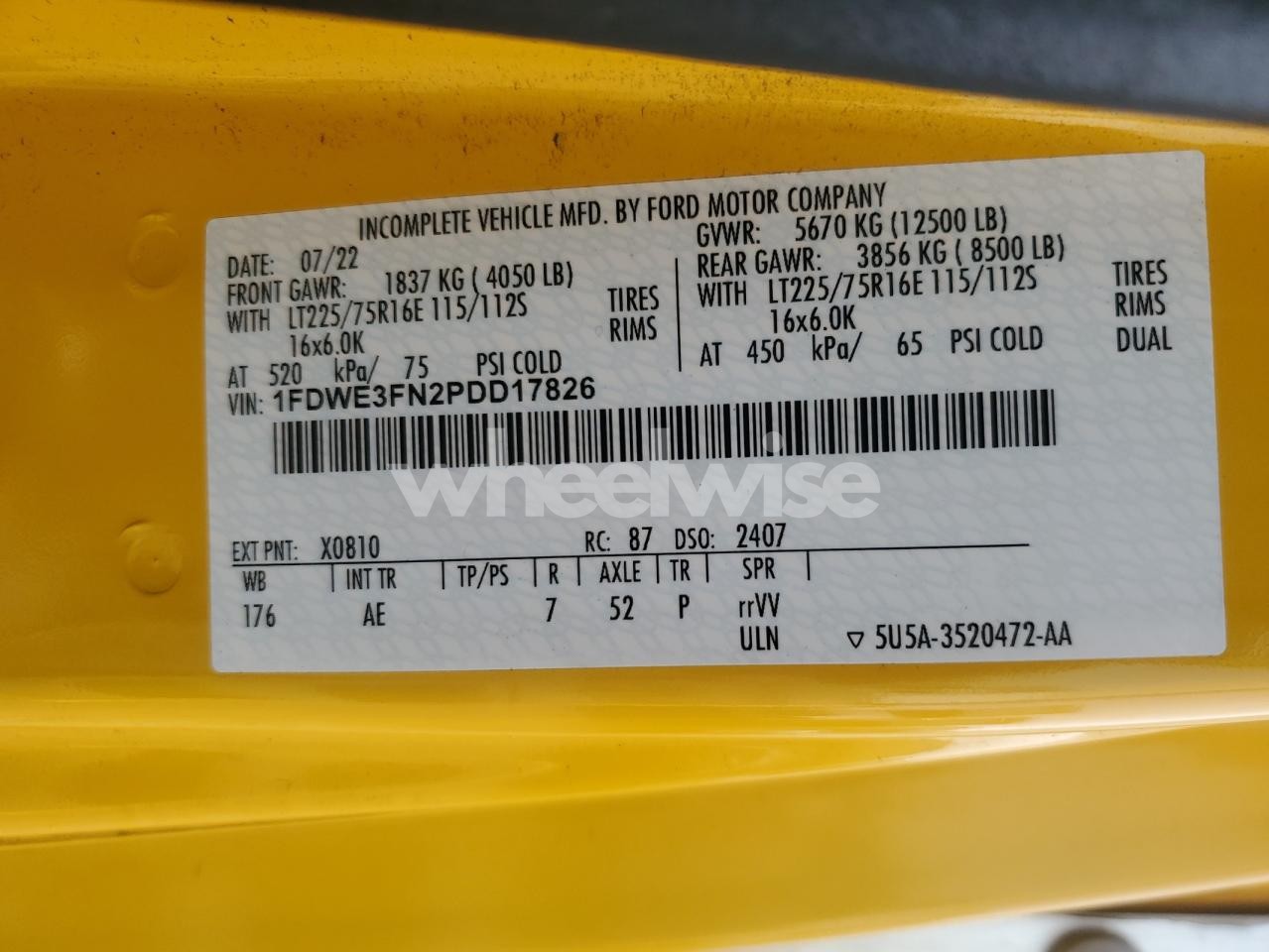 Photo 13 of 2023 FORD ECONOLINE - Box Truck N/A (VIN 1FDWE3FN2PDD17826)