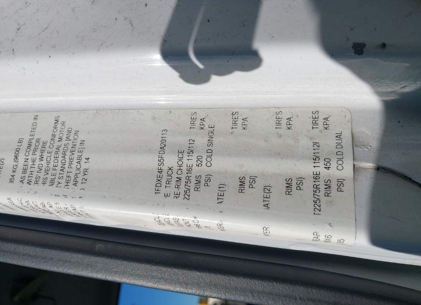 Photo 12 of 2015 Ford E-450 CUTAWAY (VIN 1FDXE4FS5FDA20113)