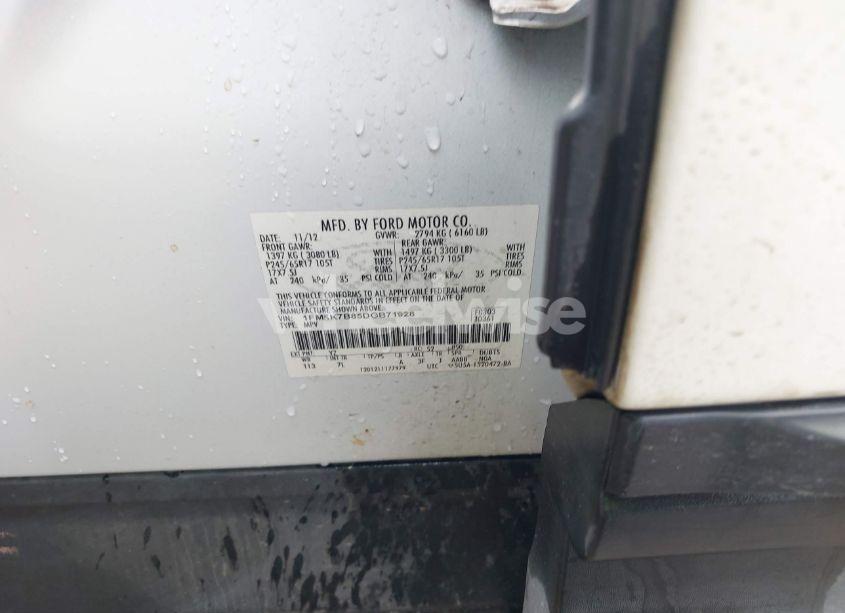 Photo 9 of 2013 Ford Explorer (VIN 1FM5K7B85DGB71928)