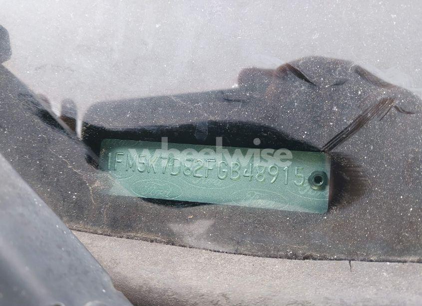 Photo 9 of 2015 Ford Explorer XLT (VIN 1FM5K7D82FGB48915)