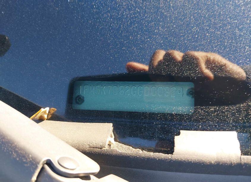 Photo 9 of 2016 Ford Explorer XLT (VIN 1FM5K7D82GGD00824)