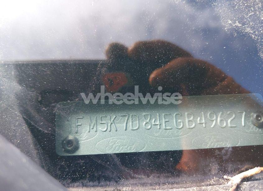 Photo 9 of 2014 Ford Explorer XLT (VIN 1FM5K7D84EGB49627)