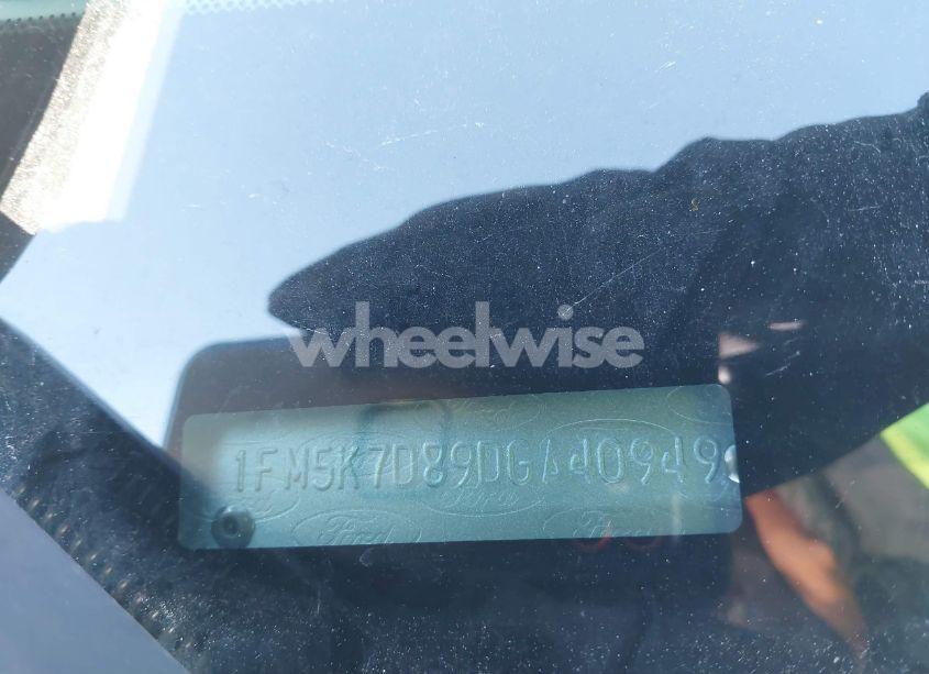 Photo 9 of 2013 Ford Explorer XLT (VIN 1FM5K7D89DGA40949)