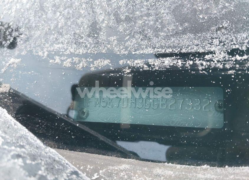 Photo 9 of 2016 Ford Explorer XLT (VIN 1FM5K7DH3GGB27332)