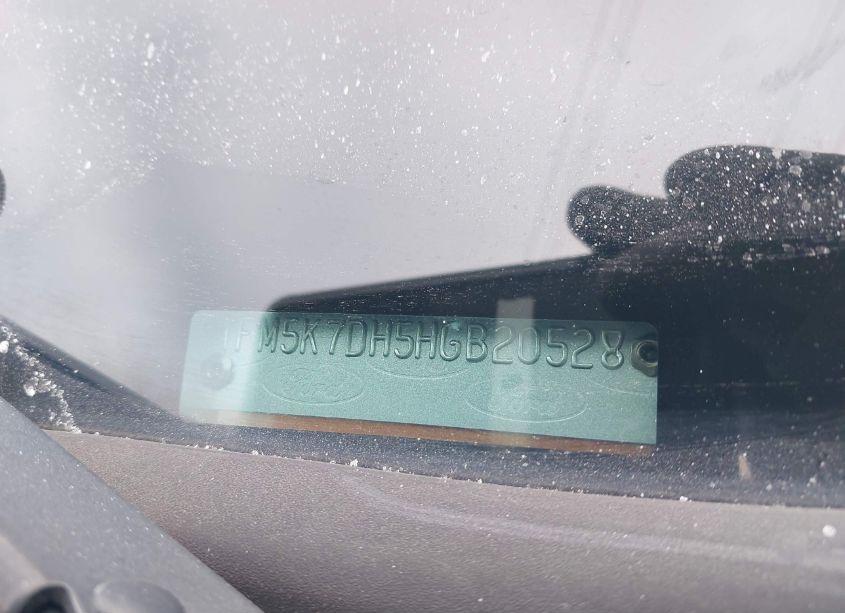 Photo 9 of 2017 Ford Explorer XLT (VIN 1FM5K7DH5HGB20528)