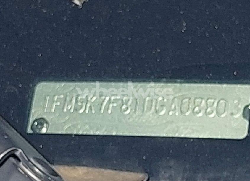 Photo 9 of 2013 Ford Explorer LIMITED (VIN 1FM5K7F81DGA08803)