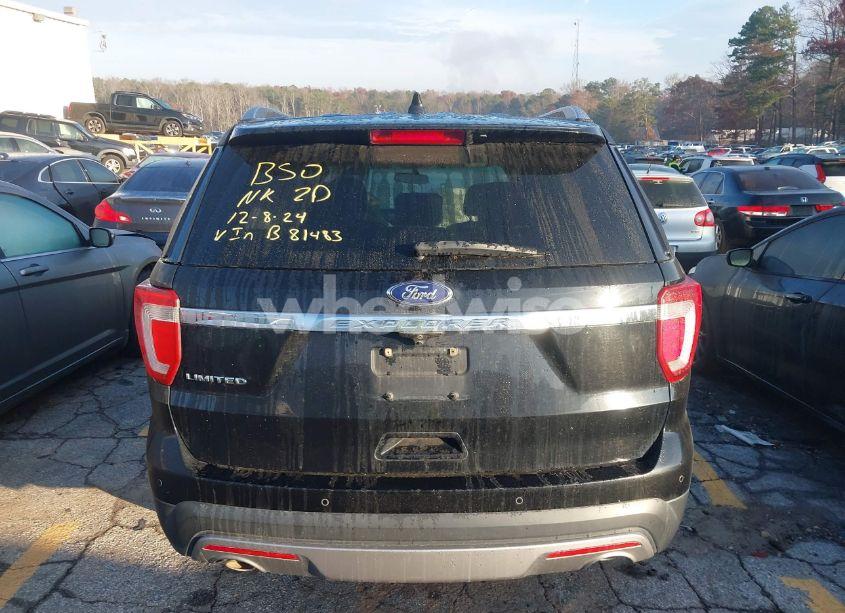 Photo 16 of 2017 Ford Explorer LIMITED (VIN 1FM5K7F8XHGB81483)