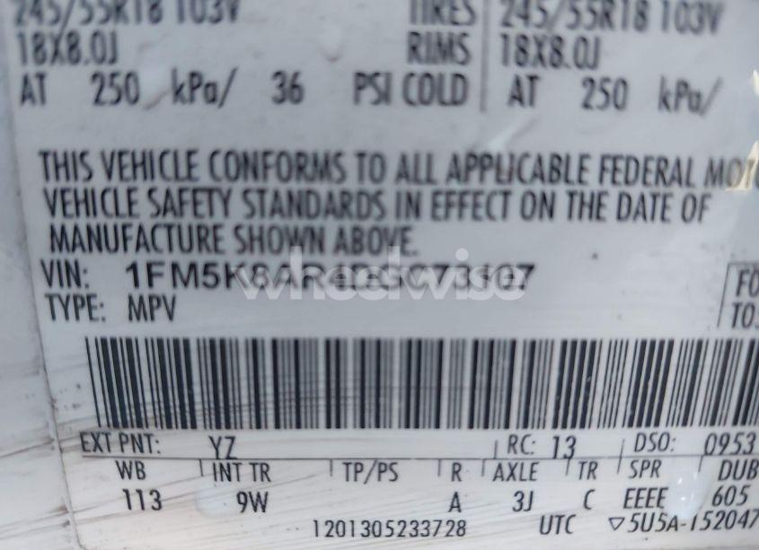 Photo 9 of 2013 Ford Police INTERCEPTOR (VIN 1FM5K8AR4DGC73107)