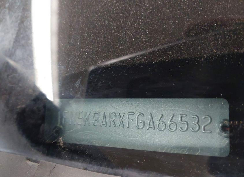 Photo 9 of 2015 Ford Utility POLICE INTERCEPTOR (VIN 1FM5K8ARXFGA66532)