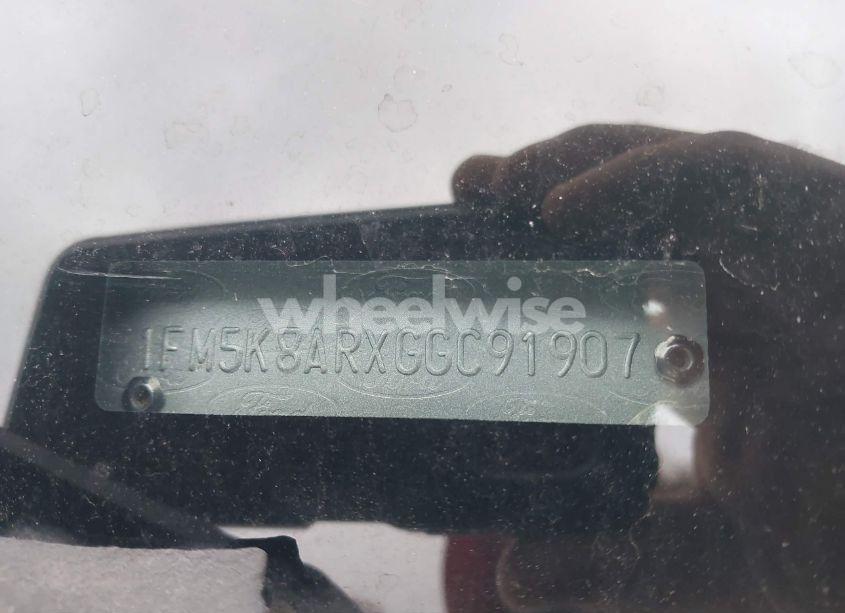 Photo 9 of 2016 Ford Police INTERCEPTOR (VIN 1FM5K8ARXGGC91907)