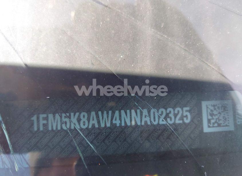 Photo 9 of 2022 Ford Police INTERCEPTOR (VIN 1FM5K8AW4NNA02325)