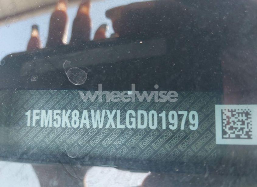 Photo 9 of 2020 Ford Police INTERCEPTOR (VIN 1FM5K8AWXLGD01979)