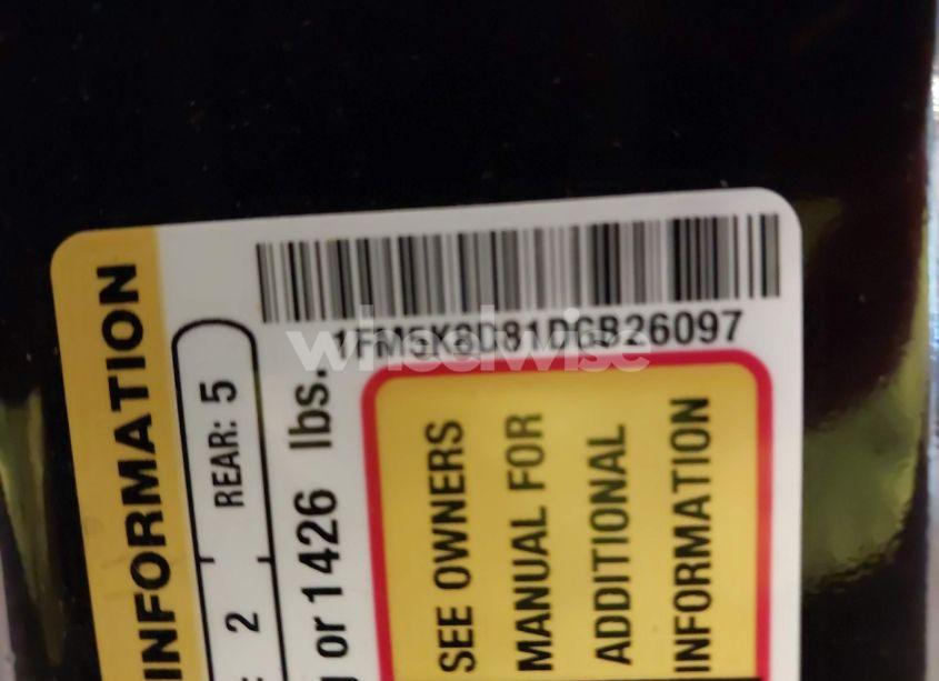 Photo 9 of 2013 Ford Explorer XLT (VIN 1FM5K8D81DGB26097)