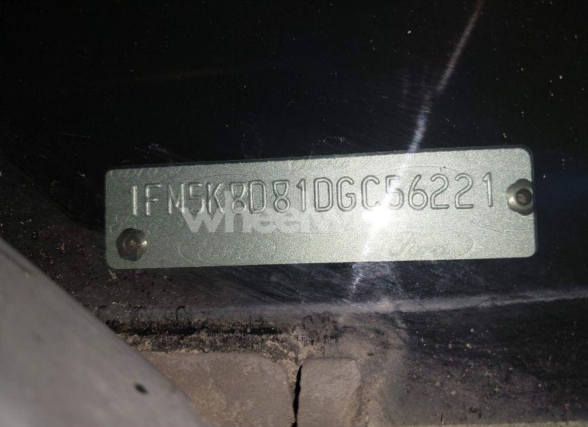 Photo 9 of 2013 Ford Explorer XLT (VIN 1FM5K8D81DGC56221)