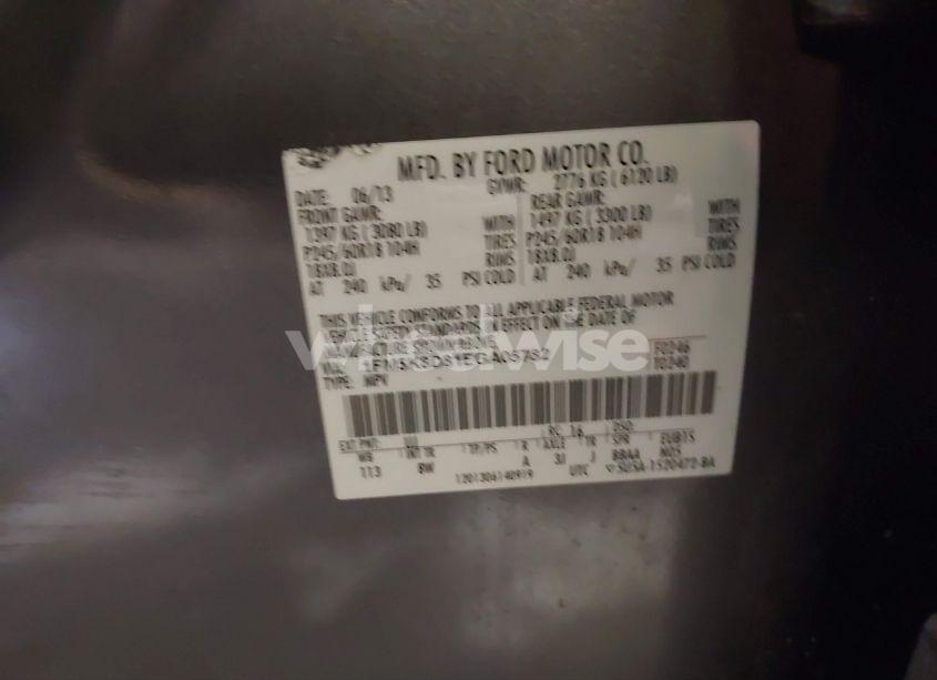 Photo 9 of 2014 Ford Explorer XLT (VIN 1FM5K8D81EGA05782)