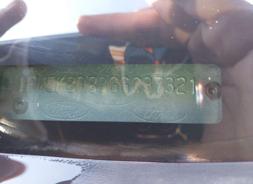 Photo 9 of 2016 Ford Explorer XLT (VIN 1FM5K8D83GGC37321)