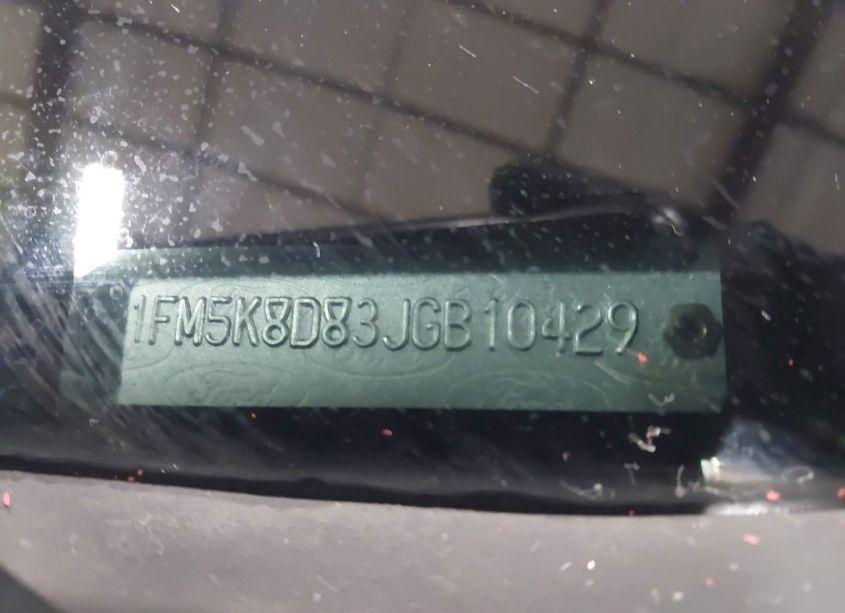 Photo 9 of 2018 Ford Explorer XLT (VIN 1FM5K8D83JGB10429)