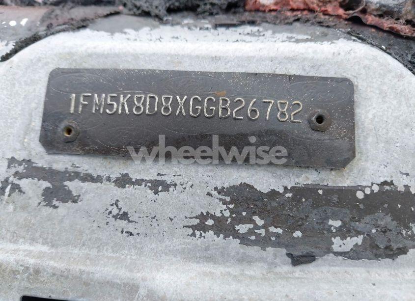 Photo 9 of 2016 Ford Explorer XLT (VIN 1FM5K8D8XGGB26782)