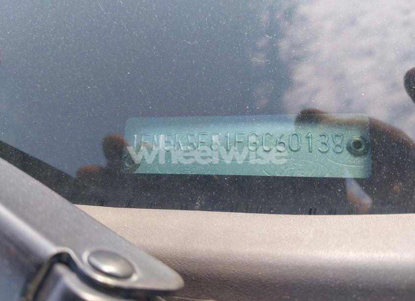 Photo 18 of 2015 Ford Explorer LIMITED (VIN 1FM5K8F81FGC60138)