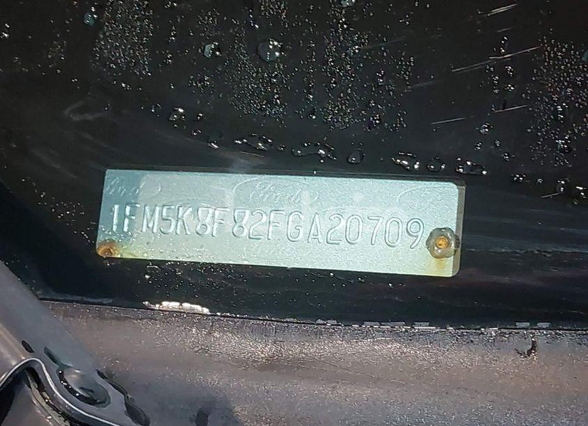 Photo 9 of 2015 Ford Explorer LIMITED (VIN 1FM5K8F82FGA20709)