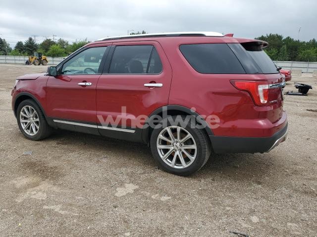 2017 FORD EXPLORER LIMITED (VIN 1FM5K8F84HGC38847) main photo