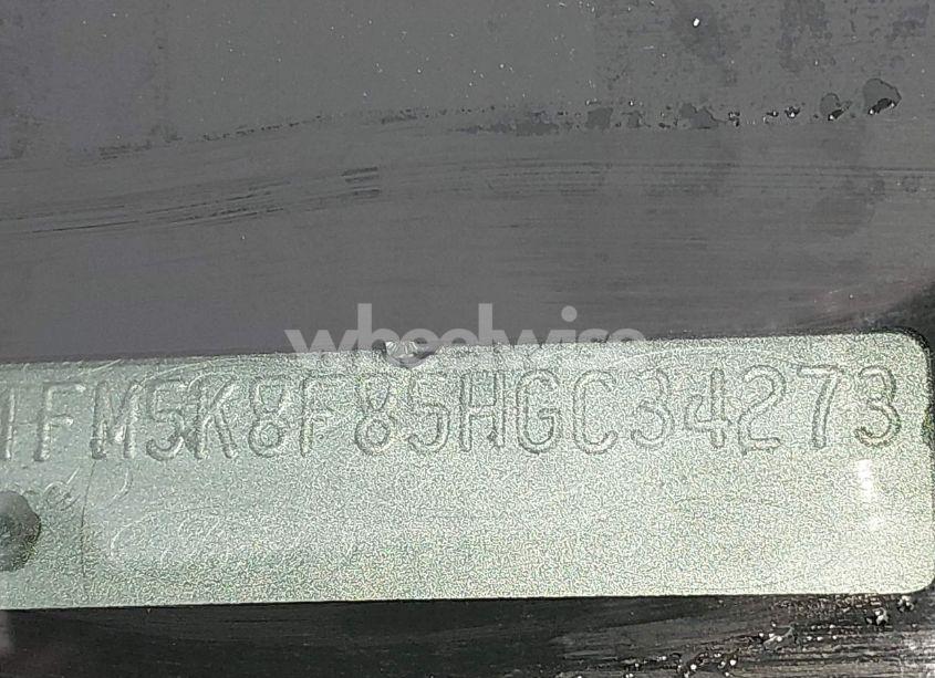 Photo 9 of 2017 Ford Explorer LIMITED (VIN 1FM5K8F85HGC34273)