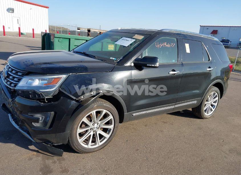 Photo 2 of 2016 Ford Explorer LIMITED (VIN 1FM5K8F88GGA97375)