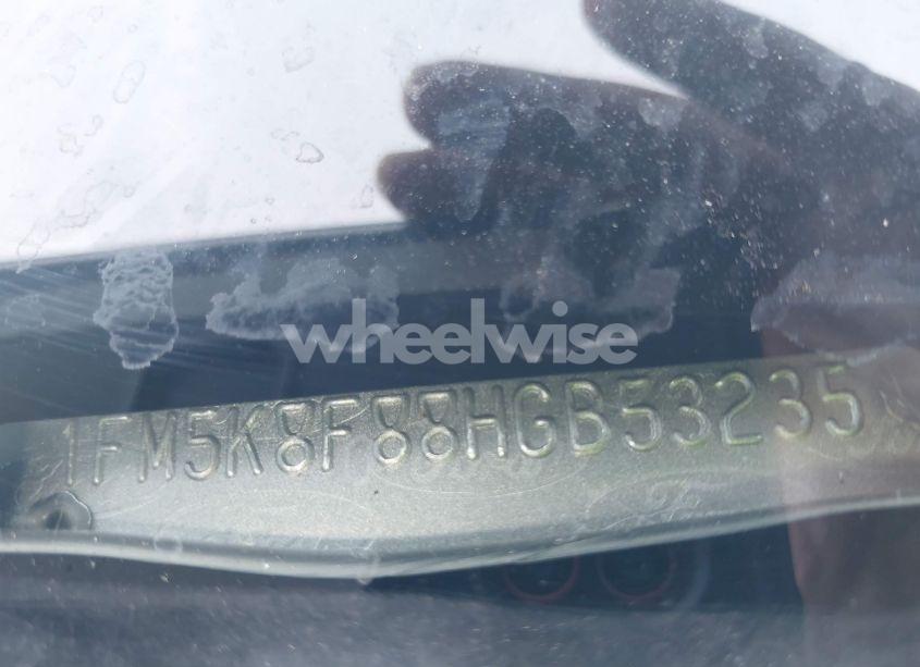 Photo 9 of 2017 Ford Explorer LIMITED (VIN 1FM5K8F88HGB53235)