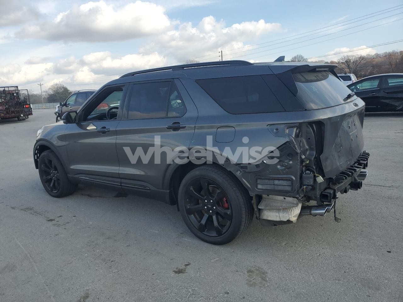 Photo 2 of 2020 FORD EXPLORER ST (VIN 1FM5K8GC8LGC74486)