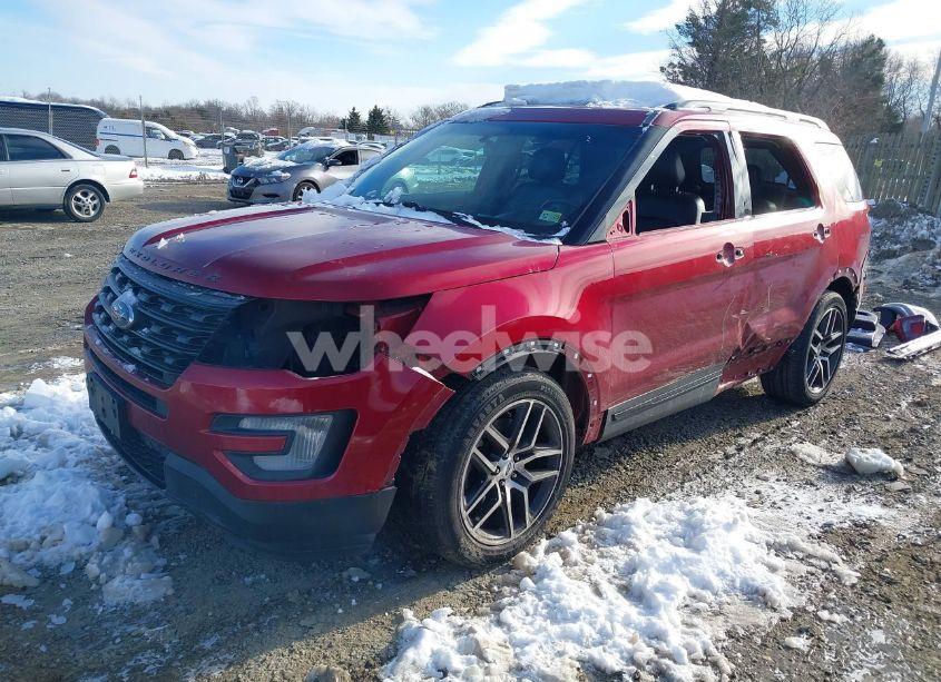 Photo 2 of 2017 Ford Explorer SPORT (VIN 1FM5K8GT0HGA06040)