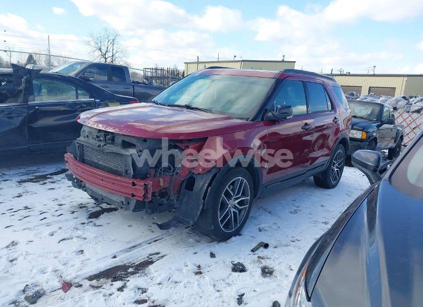 Photo 2 of 2017 Ford Explorer SPORT (VIN 1FM5K8GT4HGA32916)