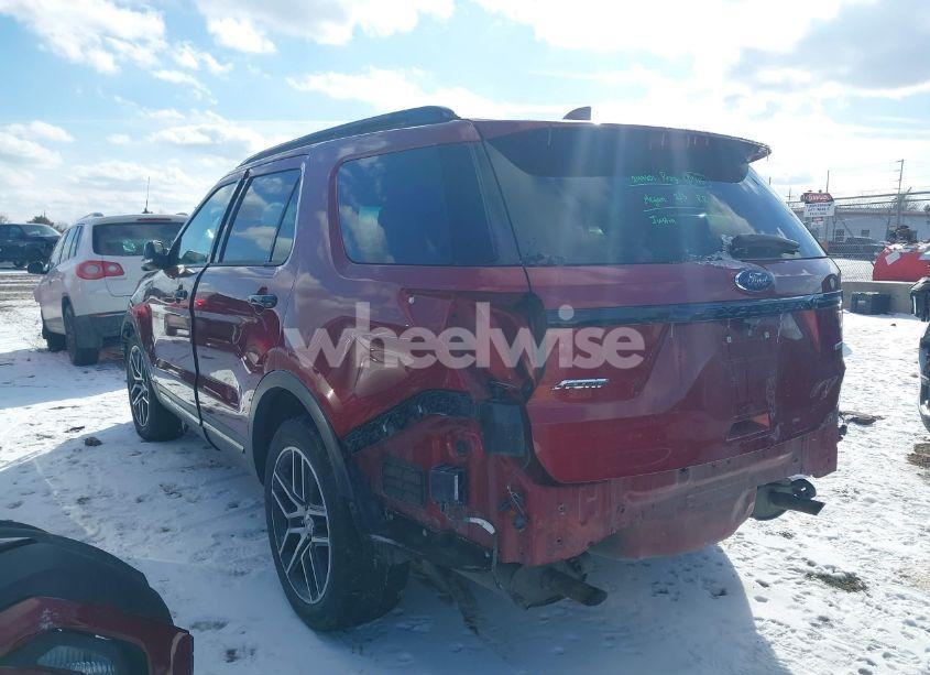 Photo 3 of 2017 Ford Explorer SPORT (VIN 1FM5K8GT4HGA32916)