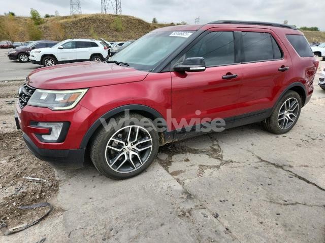 Photo 2 of 2017 FORD EXPLORER SPORT (VIN 1FM5K8GT6HGD54618)