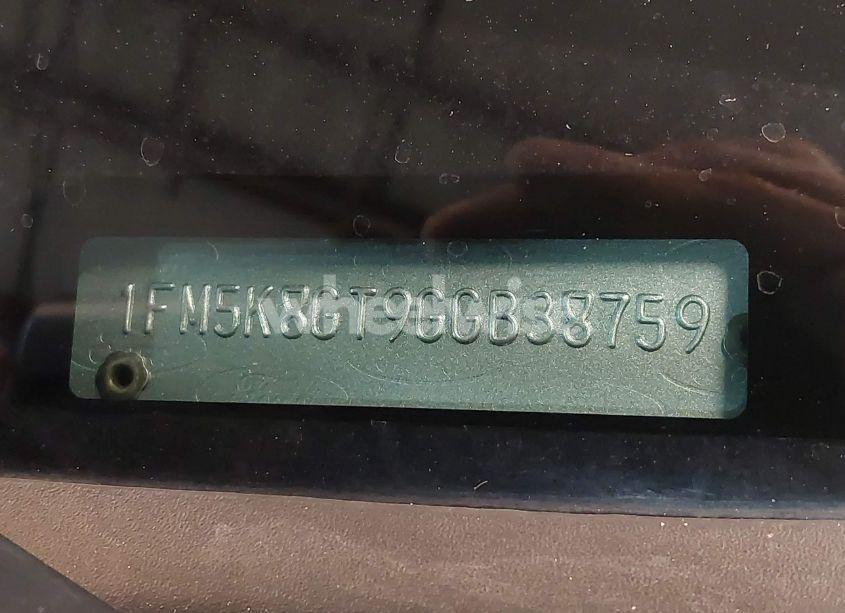 Photo 17 of 2016 Ford Explorer SPORT (VIN 1FM5K8GT9GGB38759)