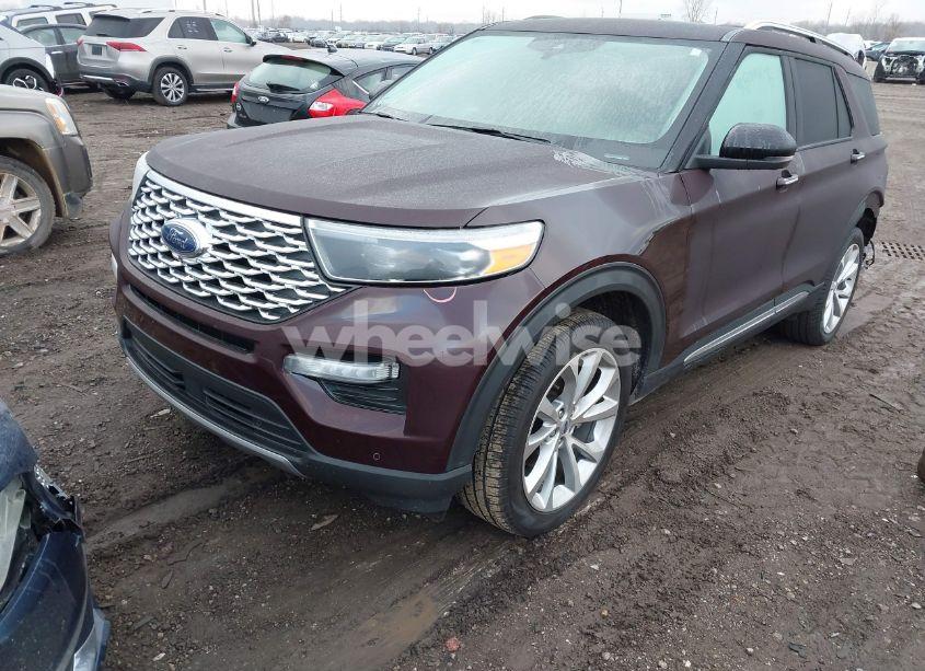 Photo 2 of 2023 Ford Explorer PLATINUM (VIN 1FM5K8HC1PGB23879)