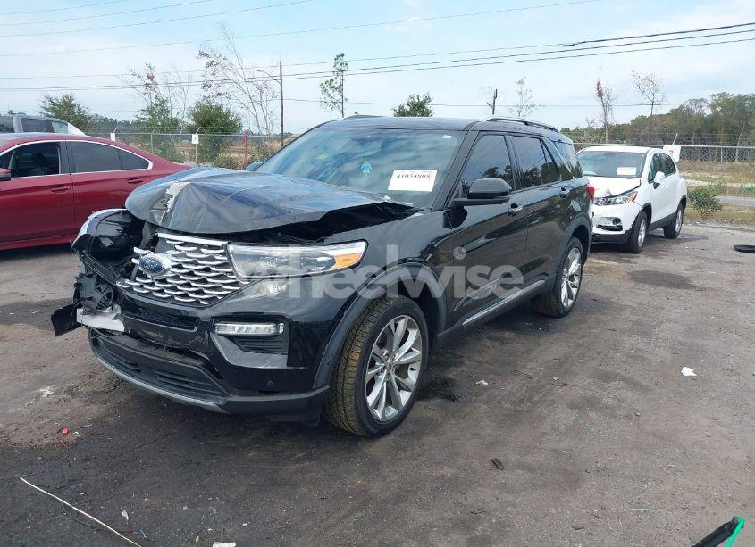Photo 2 of 2021 Ford Explorer PLATINUM (VIN 1FM5K8HC5MGA56909)