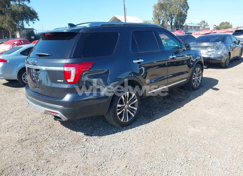 Photo 4 of 2017 Ford Explorer PLATINUM (VIN 1FM5K8HT0HGE29280)