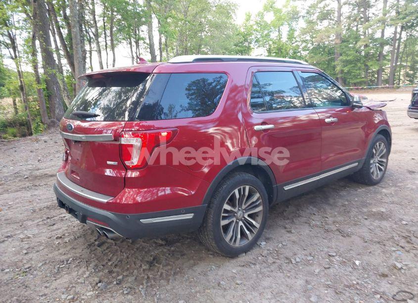 Photo 4 of 2018 Ford Explorer PLATINUM (VIN 1FM5K8HT5JGA45100)