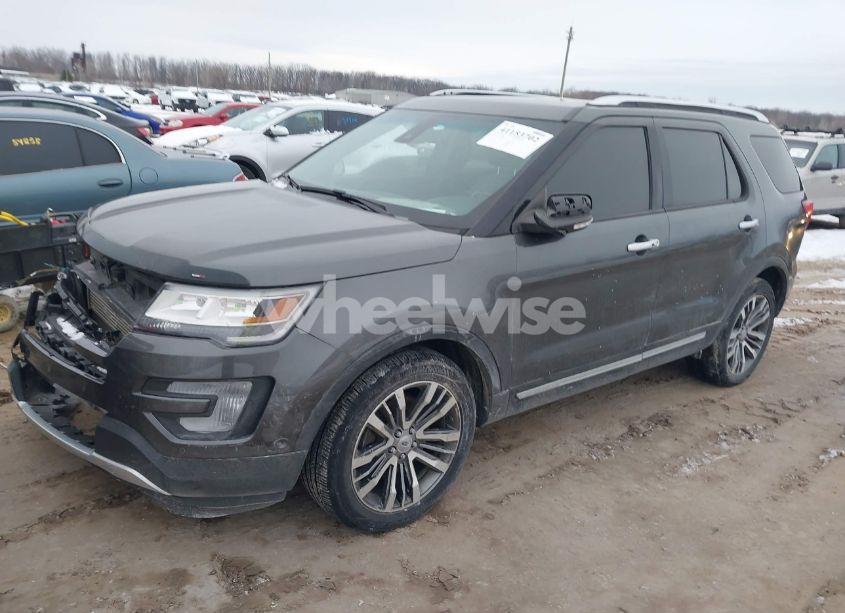Photo 2 of 2017 Ford Explorer PLATINUM (VIN 1FM5K8HT6HGA46203)