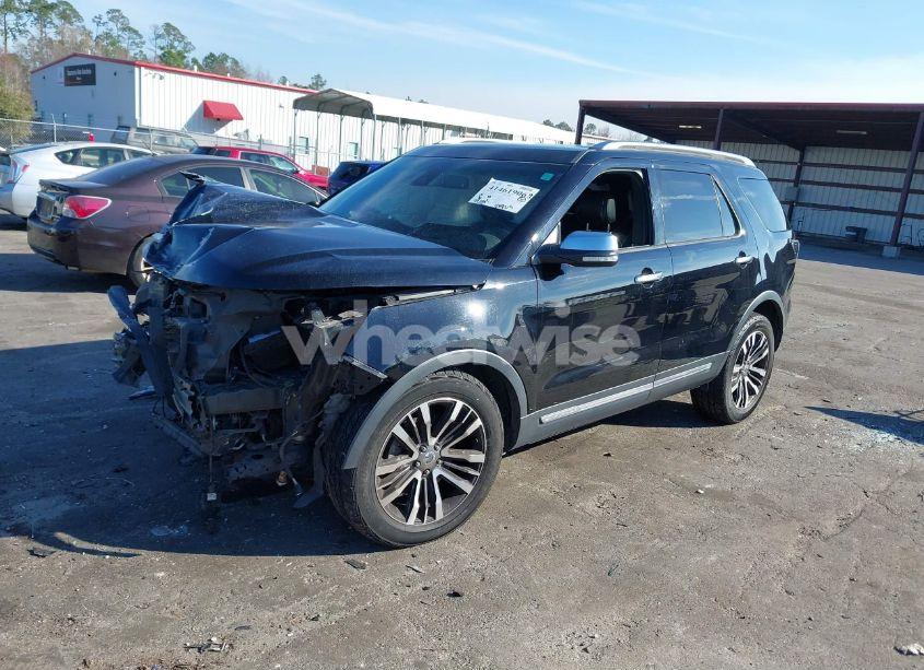 Photo 2 of 2017 Ford Explorer PLATINUM (VIN 1FM5K8HTXHGB60110)