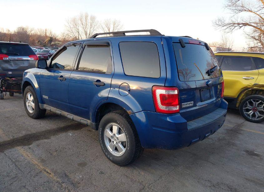 Photo 3 of 2008 Ford Escape XLS/XLS MANUAL (VIN 1FMCU02ZX8KC14759)