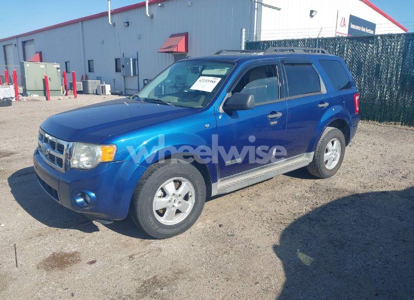 Photo 2 of 2008 Ford Escape XLT (VIN 1FMCU03178KE62542)