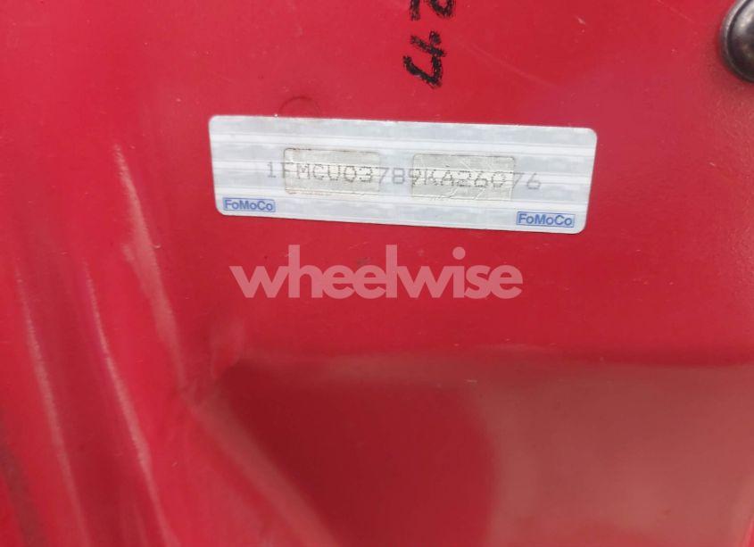 Photo 9 of 2009 Ford Escape XLT (VIN 1FMCU03789KA26076)