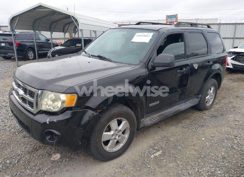 Photo 2 of 2008 Ford Escape XLT (VIN 1FMCU03Z28KE64379)