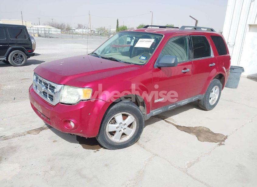 Photo 2 of 2008 Ford Escape XLT (VIN 1FMCU03Z48KB47543)