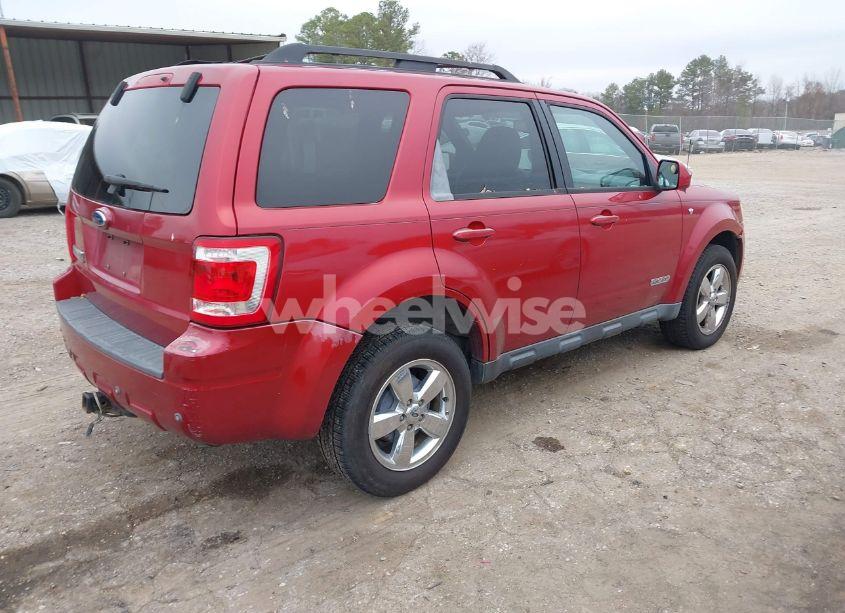 Photo 4 of 2008 Ford Escape LIMITED (VIN 1FMCU04118KB50165)