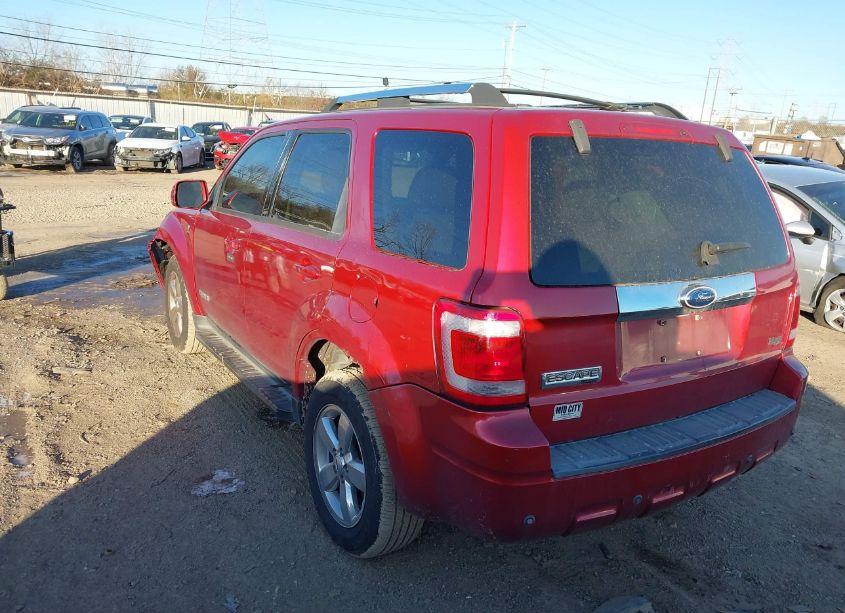 Photo 3 of 2008 Ford Escape LIMITED (VIN 1FMCU04138KD21966)