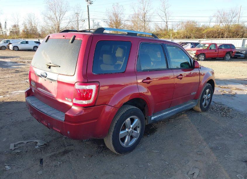 Photo 4 of 2008 Ford Escape LIMITED (VIN 1FMCU04138KD21966)