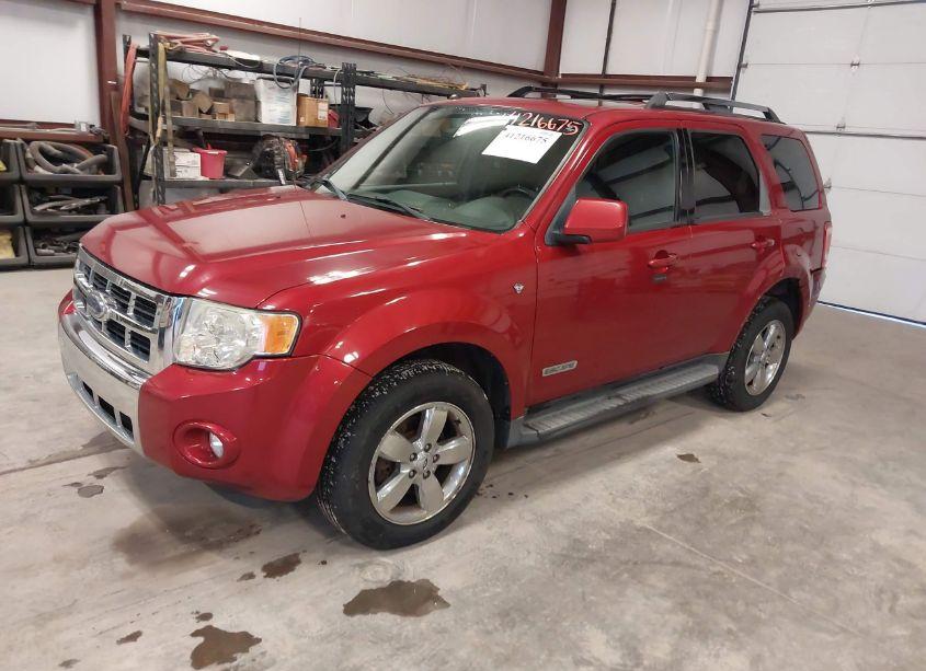 Photo 2 of 2008 Ford Escape LIMITED (VIN 1FMCU04148KA49735)